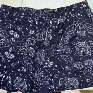 Croft & Barrow Blue High Waist Shorts